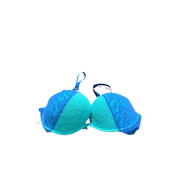 Victoria Secret Women’s Blue/Teal Push Up Bra! 38D - Picture 1 of 3